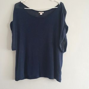Xhilaration knit navy top